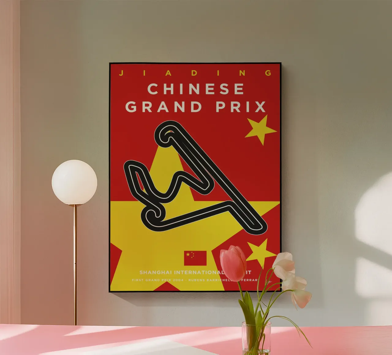 2004 F1 Shanghai Race Track plexiglass da Formula Art
