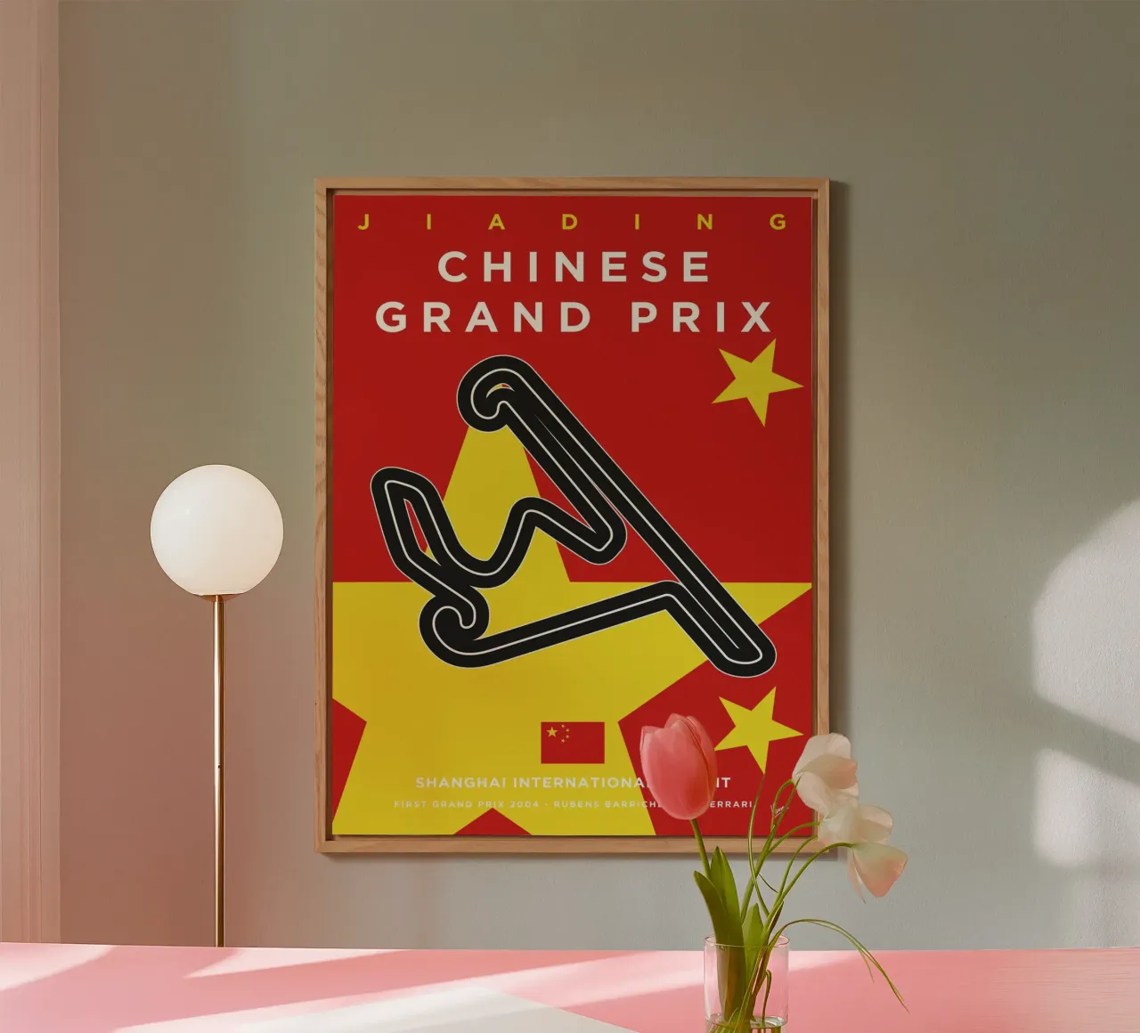 2004 F1 Shanghai Race Track alluminio dibond da Formula Art