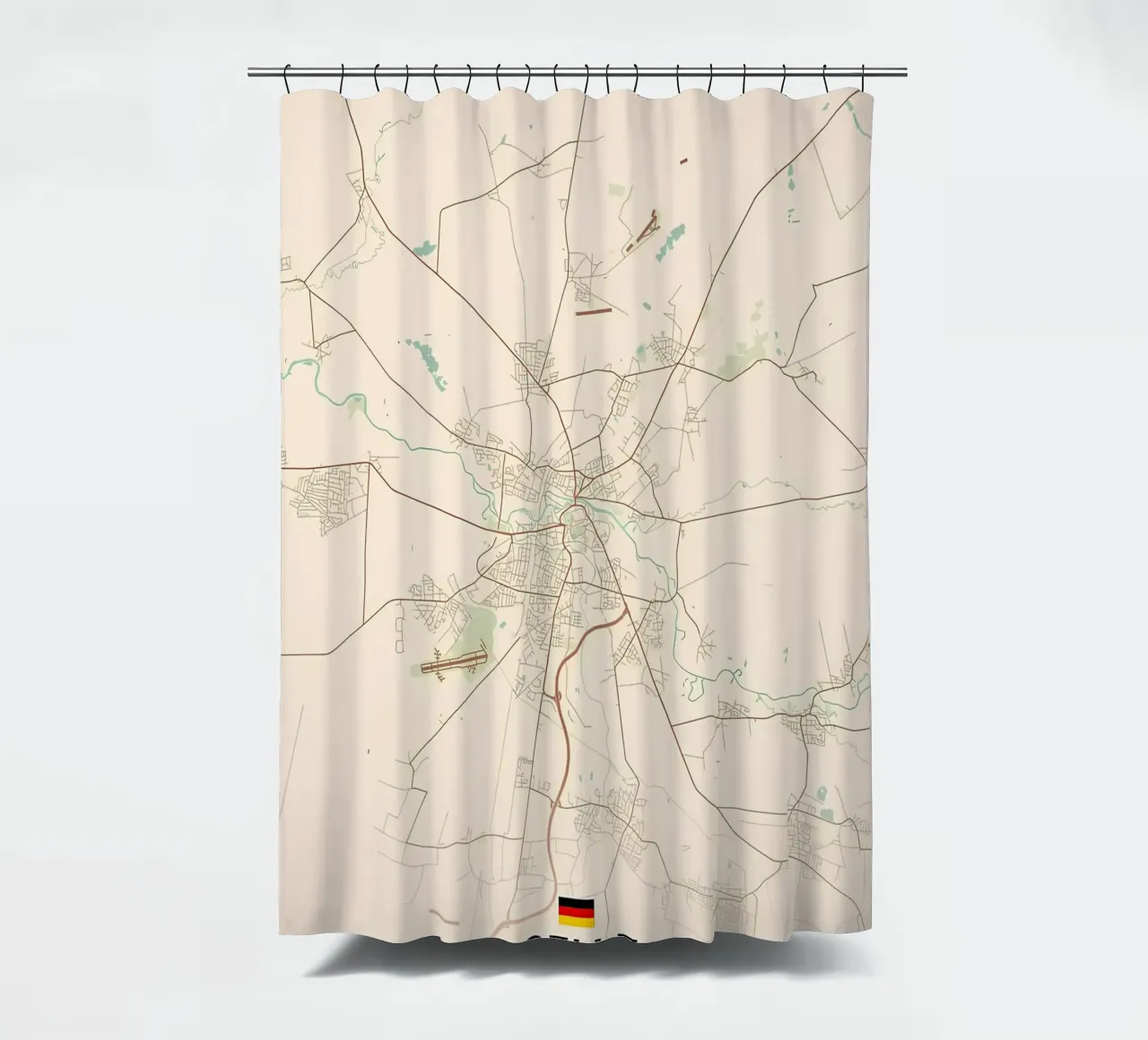 The DE shower curtain by Jacob W MICKELSON