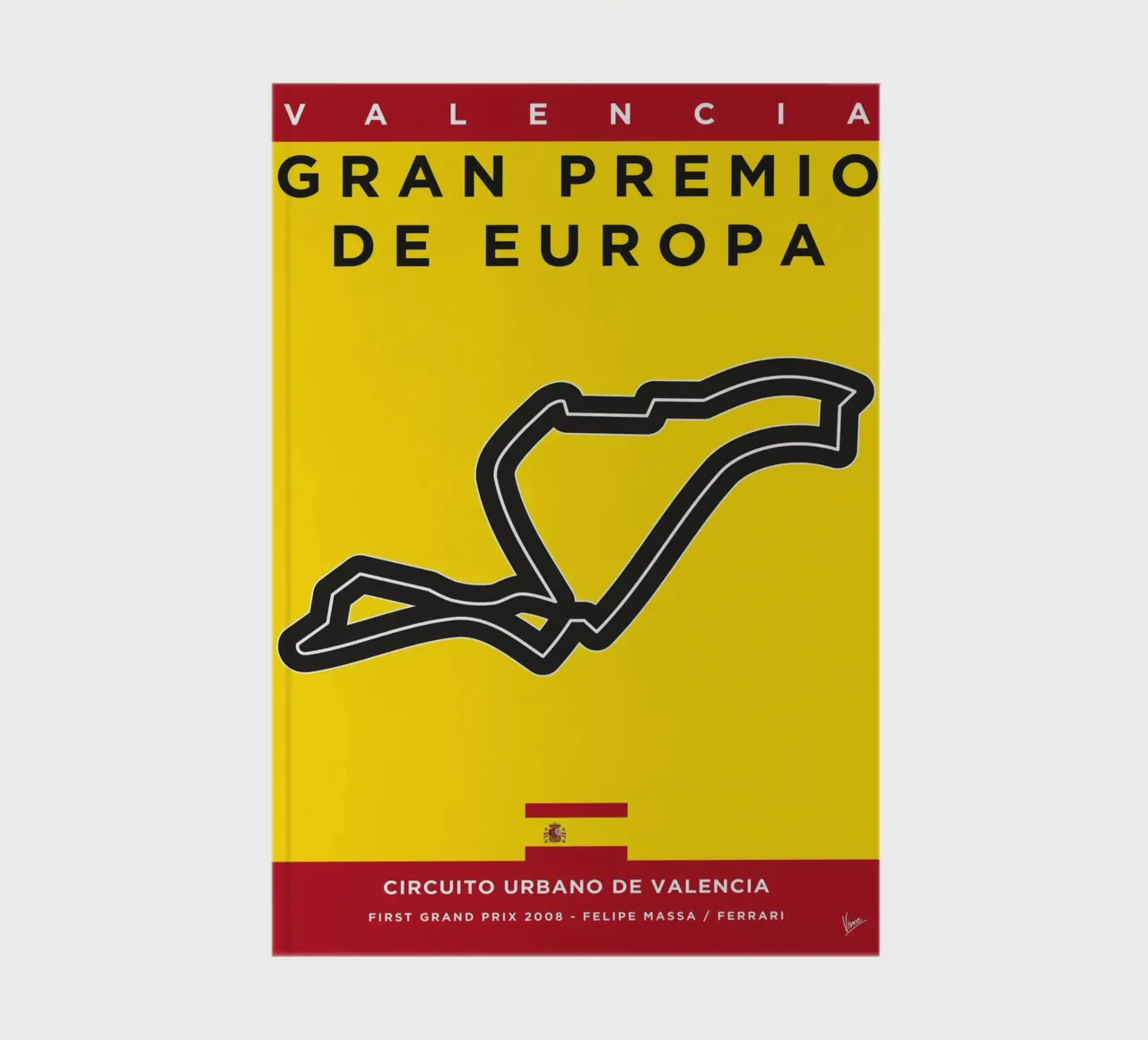 2008 F1 VALENICIA Race Track diario da Formula Art