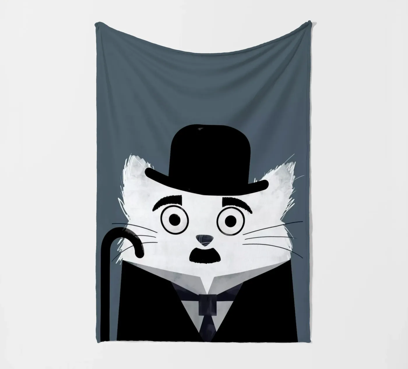 Cat - Chaplin fleecedeken van Doozal