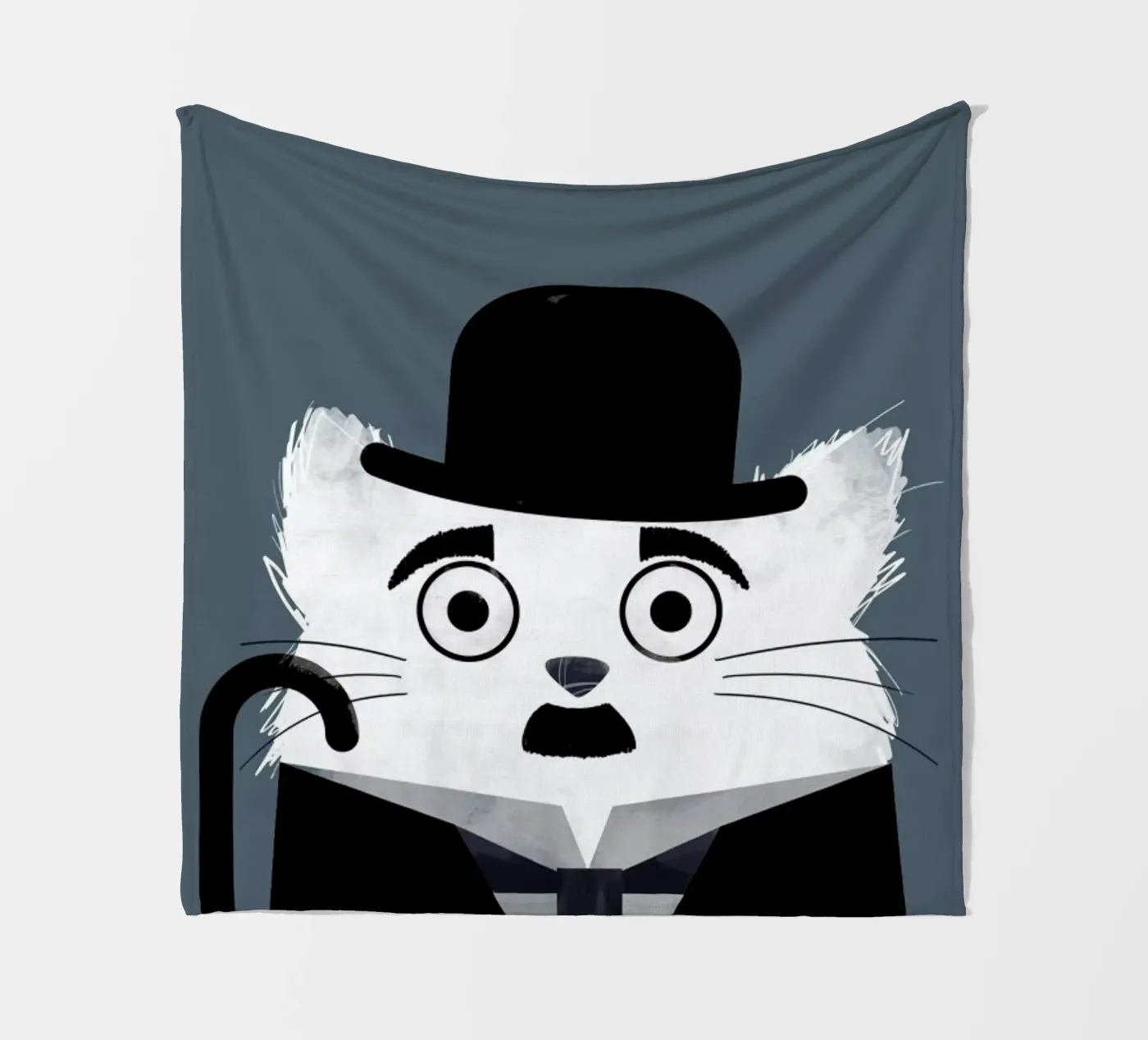 Cat - Chaplin fleecedeken van Doozal