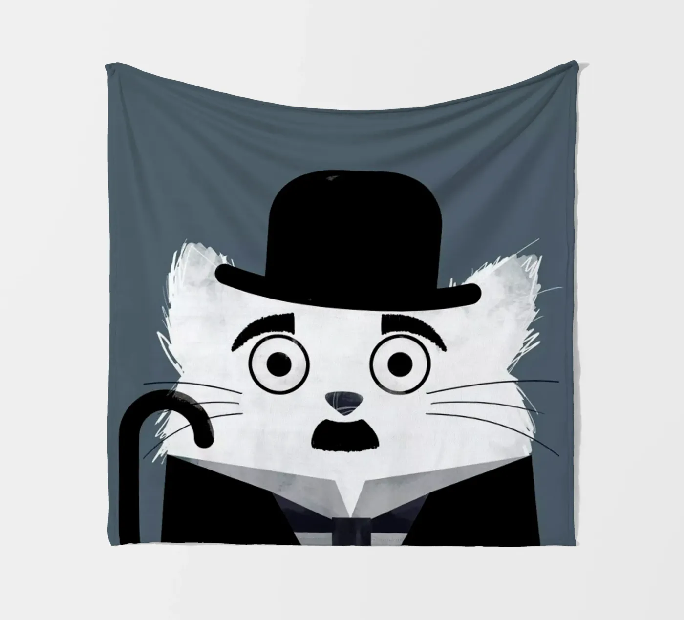 Cat - Chaplin fleecedeken van Doozal