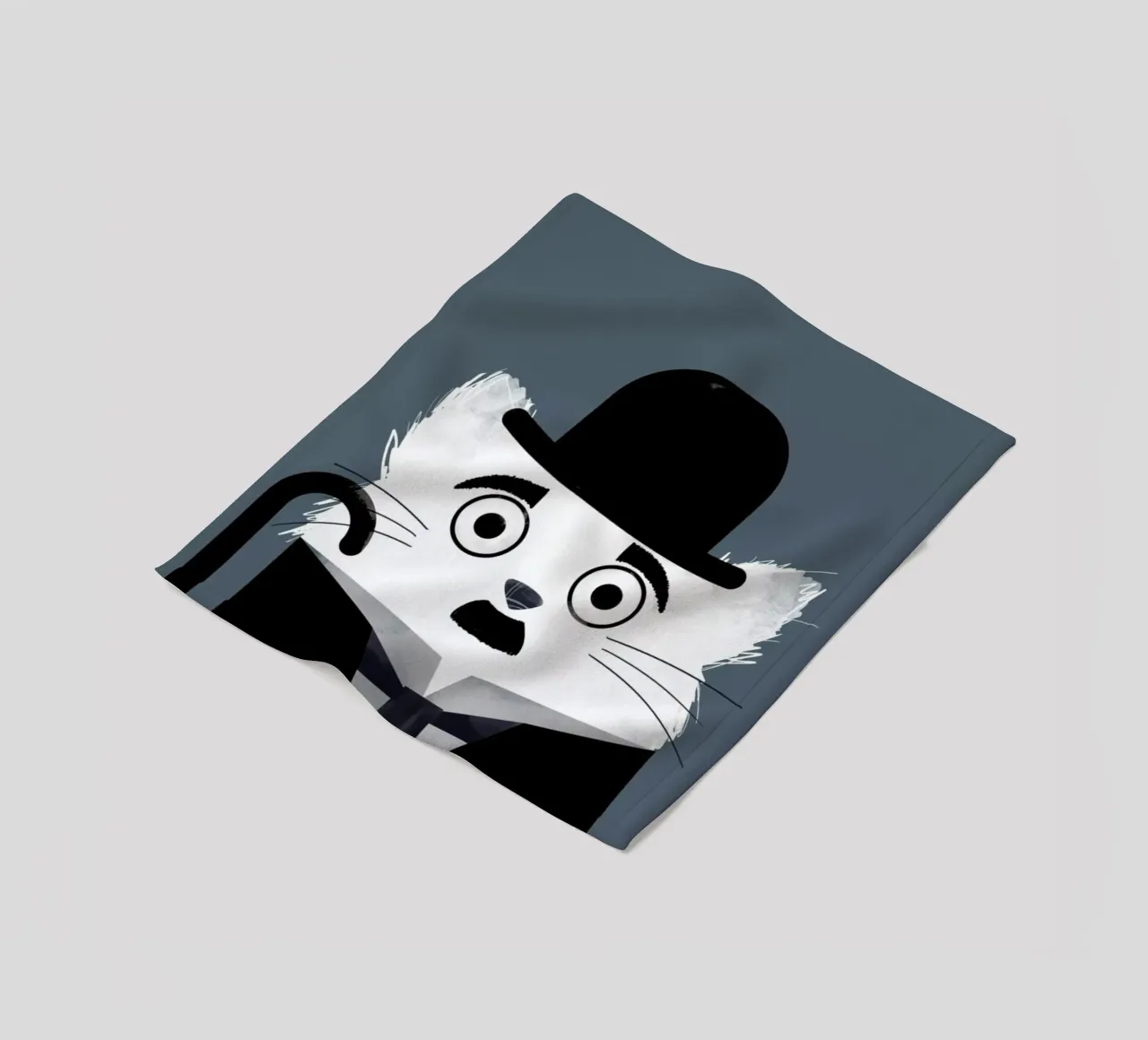 Cat - Chaplin fleecedeken van Doozal