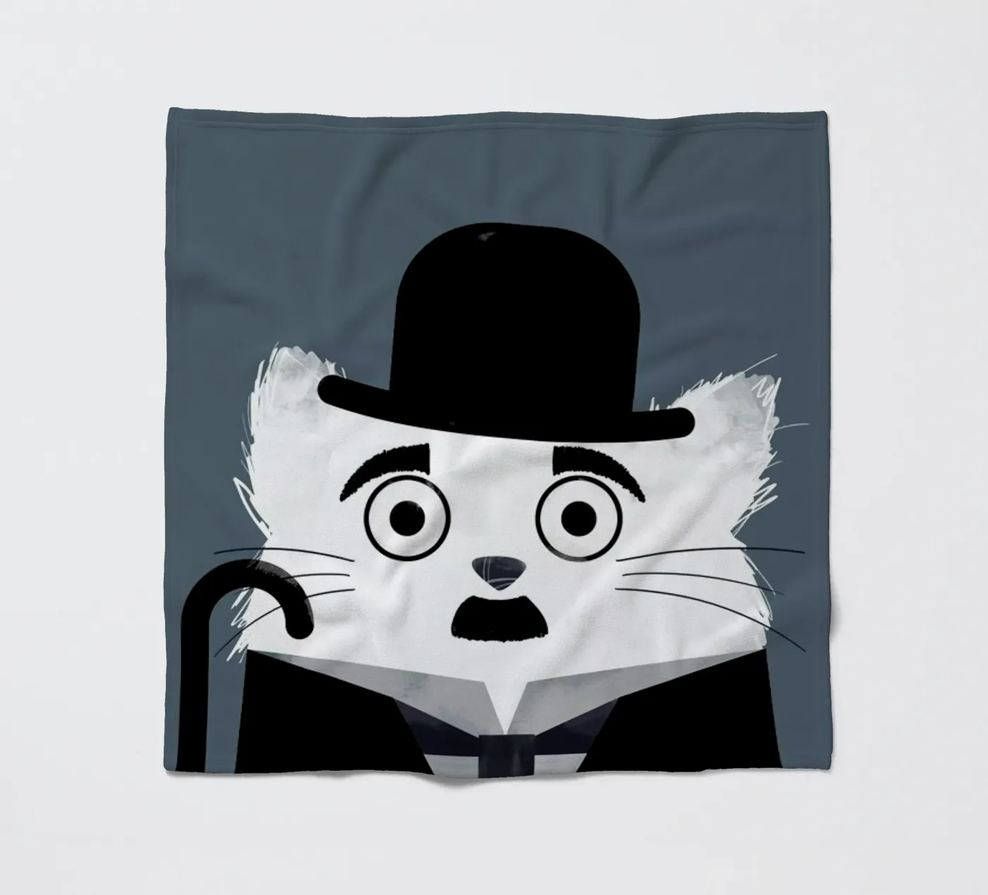 Cat - Chaplin fleecedeken van Doozal