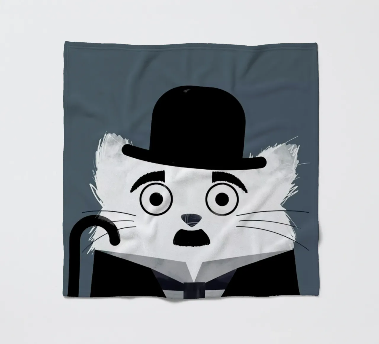 Cat - Chaplin fleecedeken van Doozal