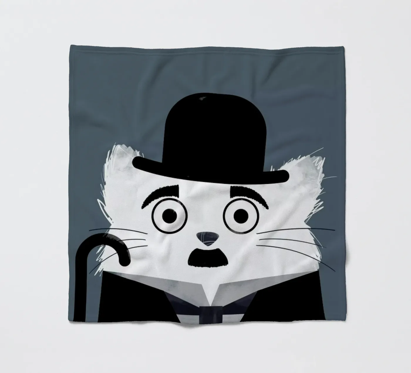 Cat - Chaplin fleecedeken van Doozal