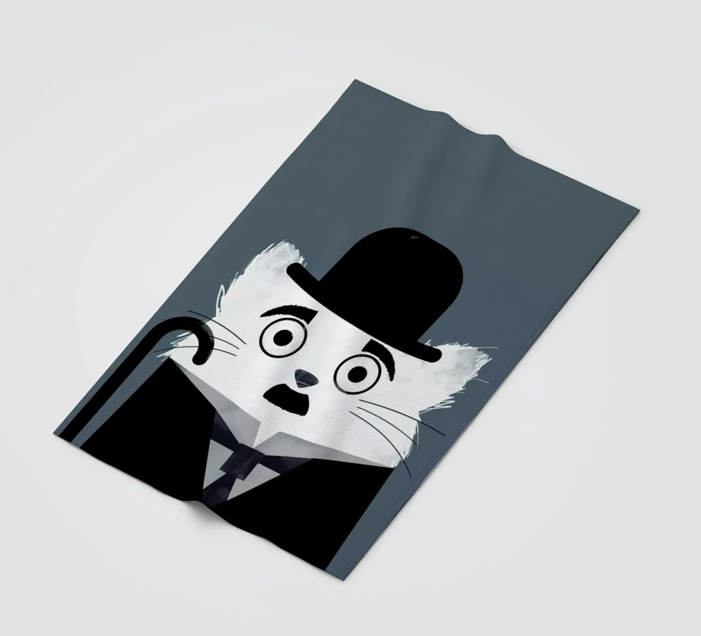 Cat - Chaplin fleecedeken van Doozal