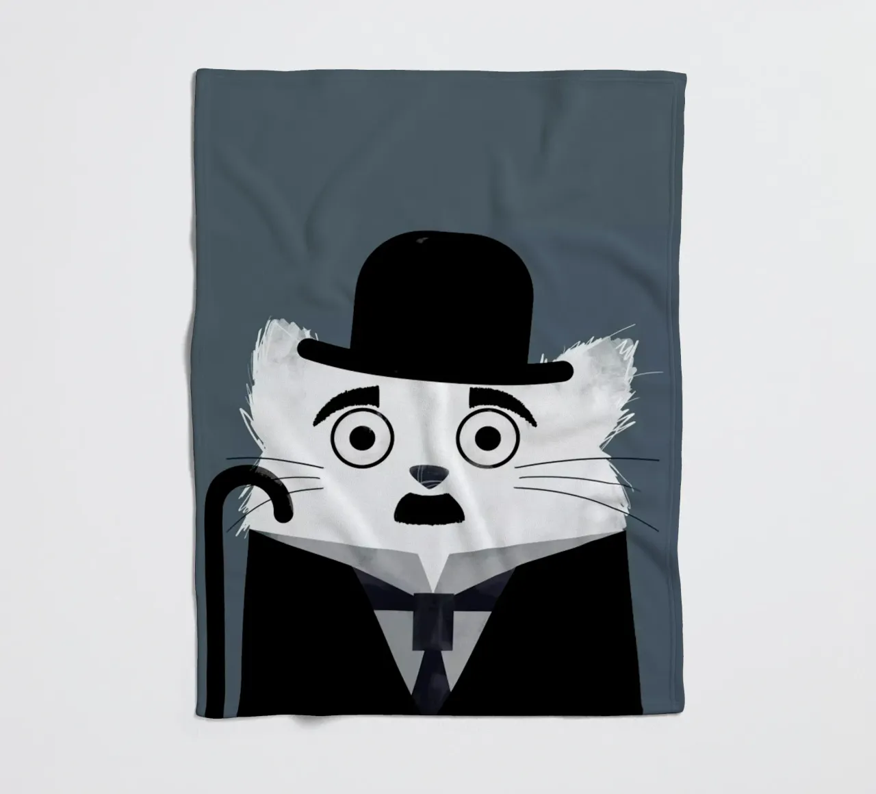 Cat - Chaplin fleecedeken van Doozal