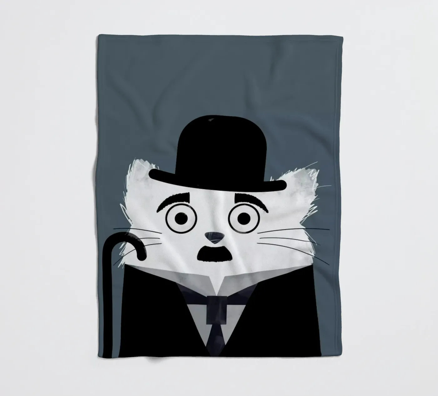Cat - Chaplin fleecedeken van Doozal