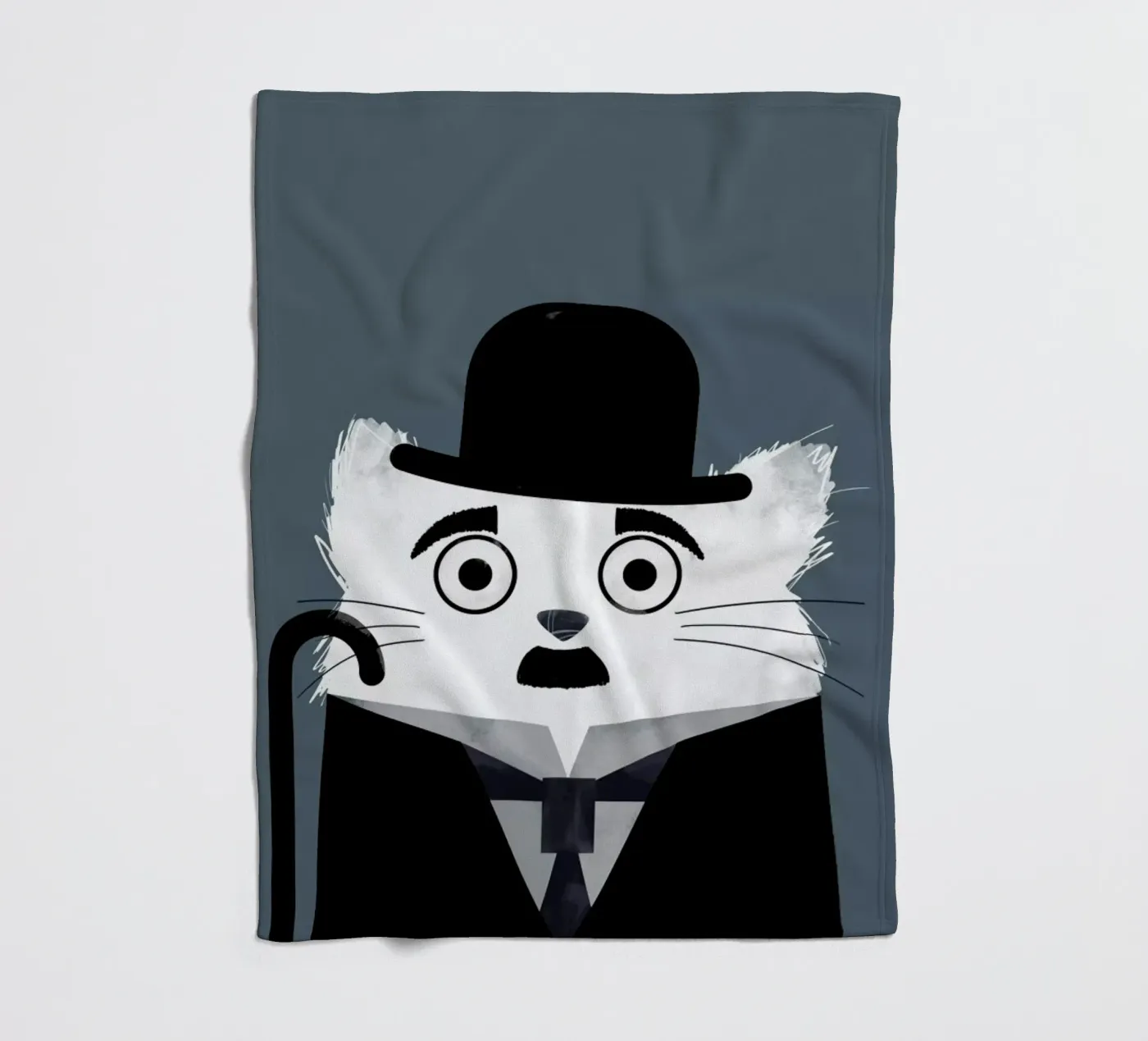 Cat - Chaplin fleecedeken van Doozal