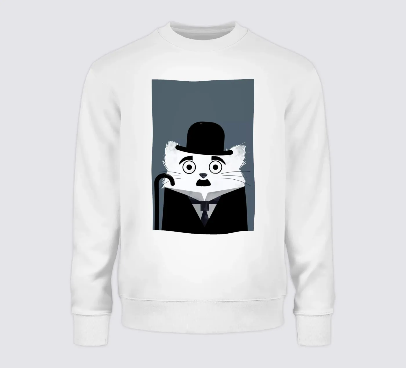 Cat - Chaplin felpa da Doozal