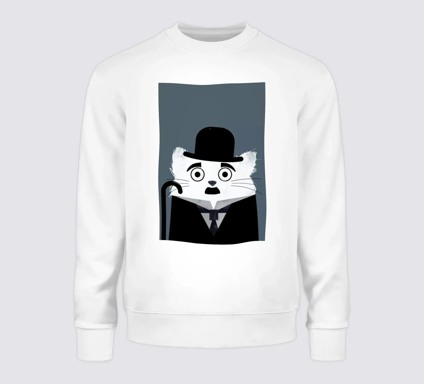 Cat - Chaplin felpa da Doozal