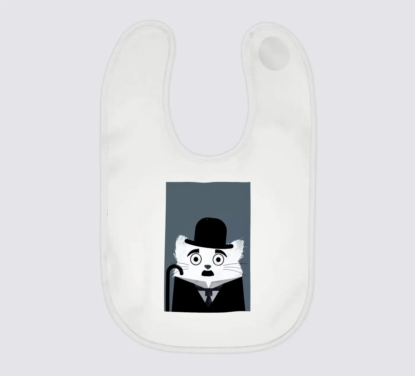 Cat - Chaplin Babylätzchen von Doozal