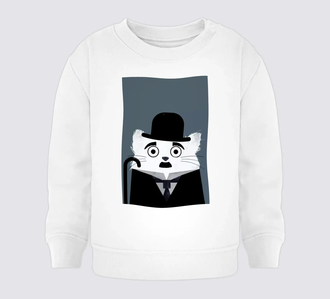 Cat - Chaplin felpa neonato da Doozal