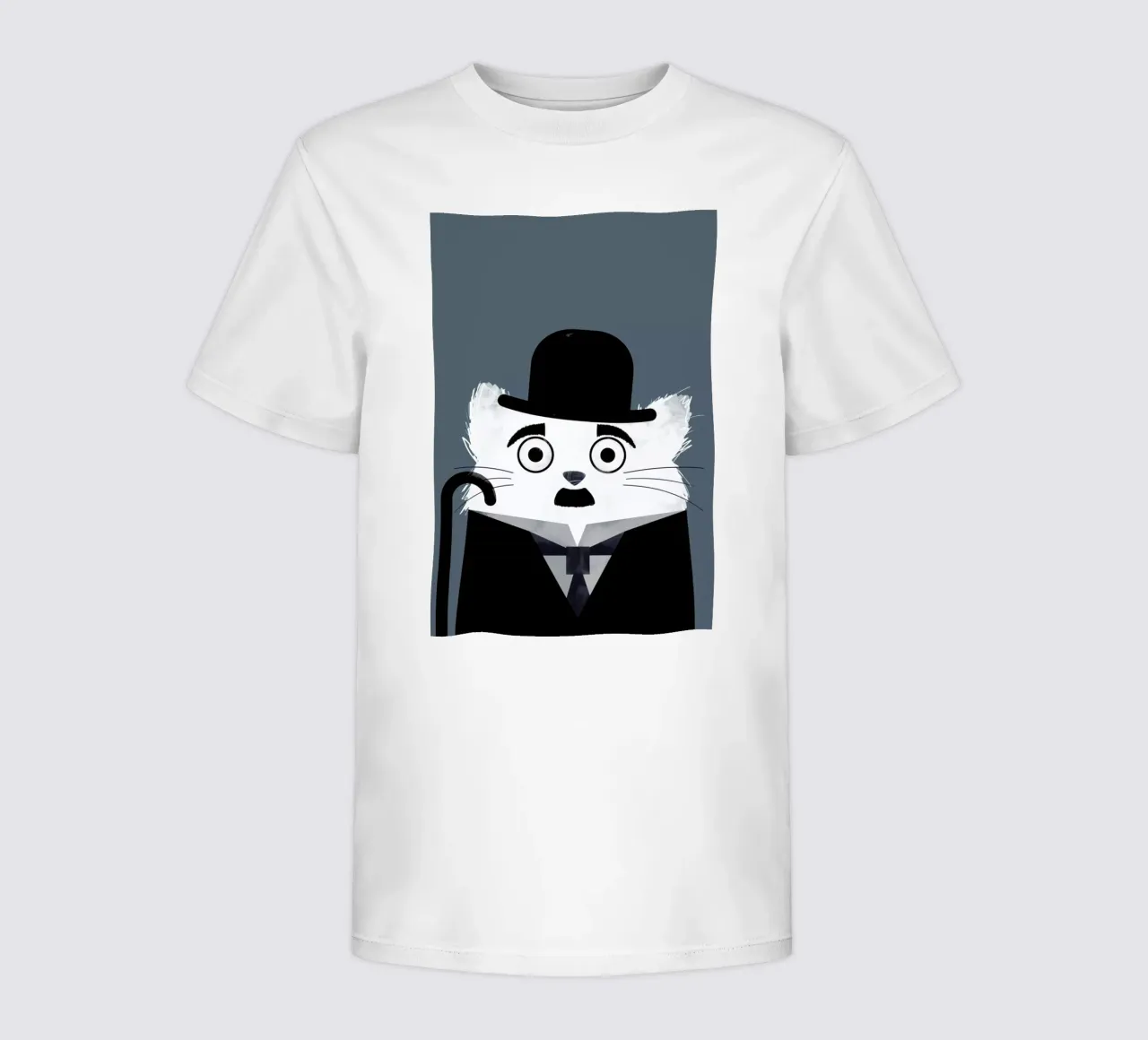 Cat - Chaplin t-shirt bambini da Doozal
