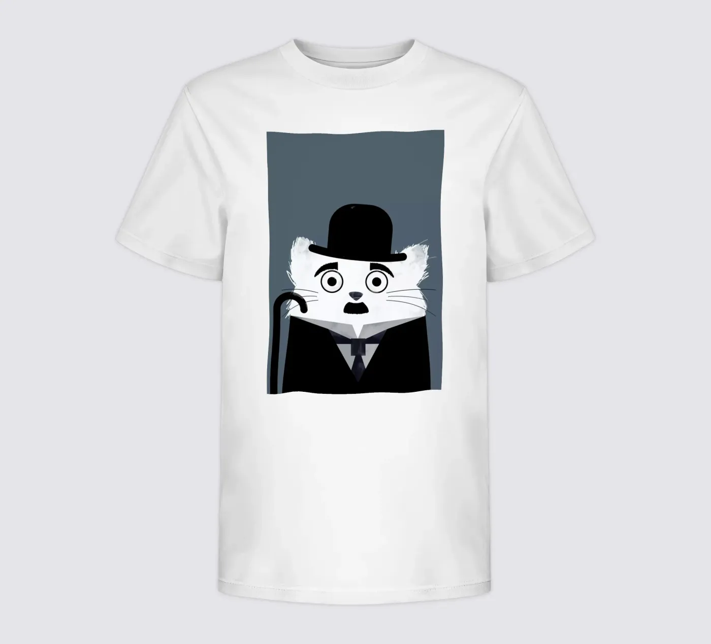 Cat - Chaplin kinder t-shirt van Doozal