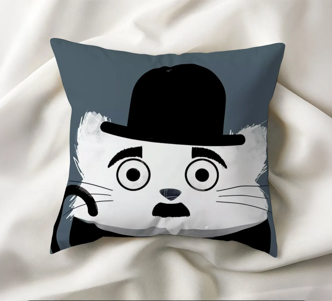 Cat - Chaplin cuscino da Doozal