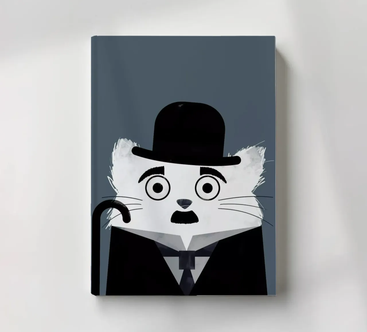Cat - Chaplin notebook by Doozal