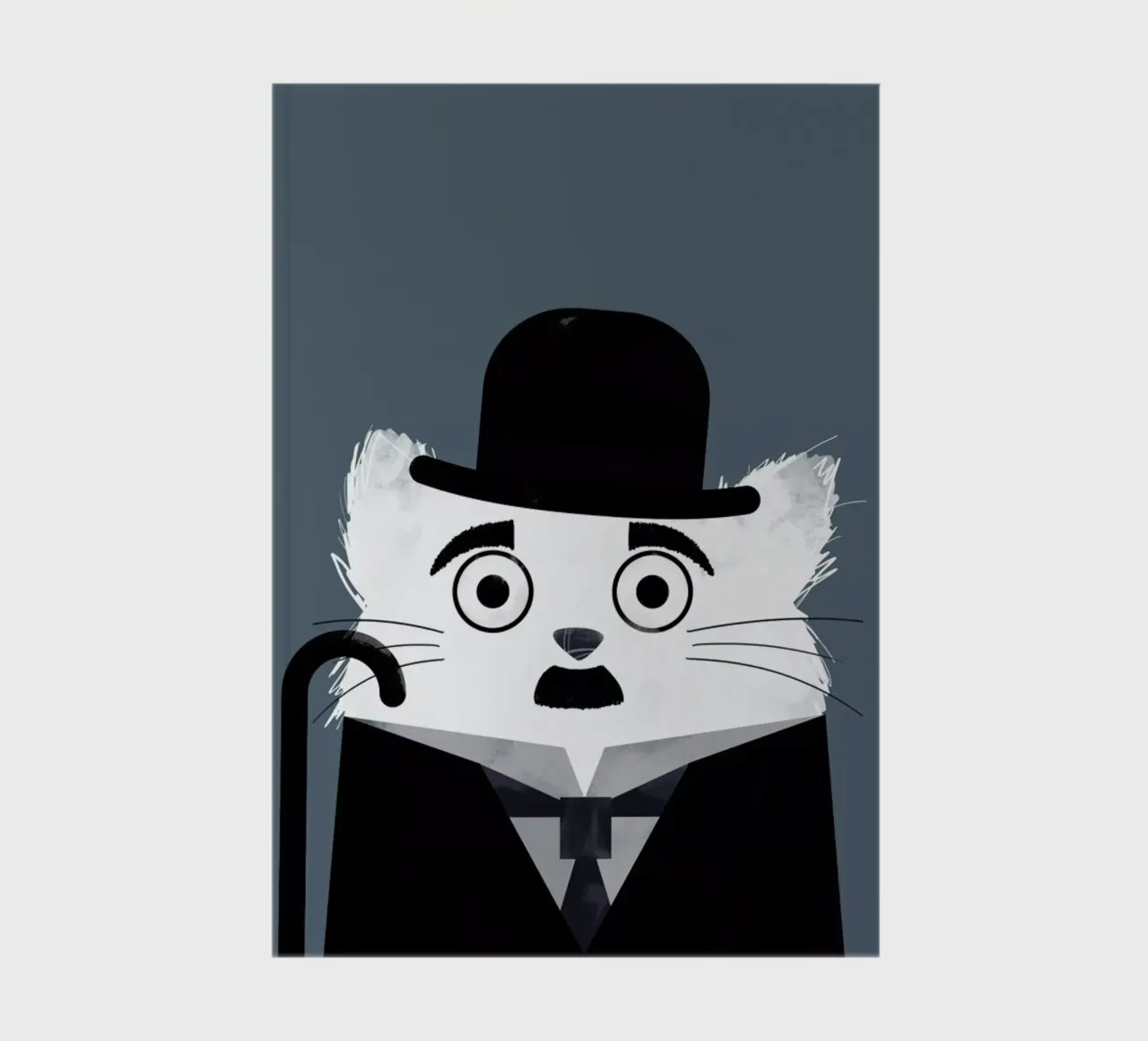 Cat - Chaplin notebook by Doozal