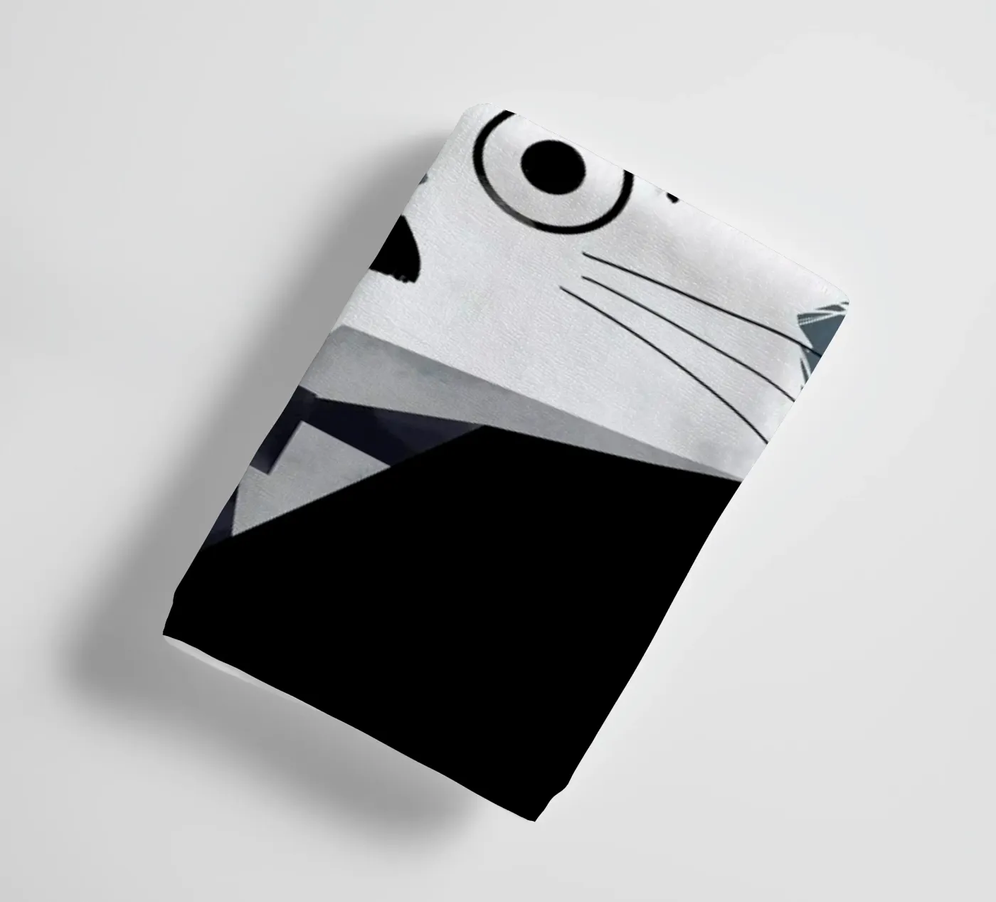 Cat - Chaplin towel by Doozal