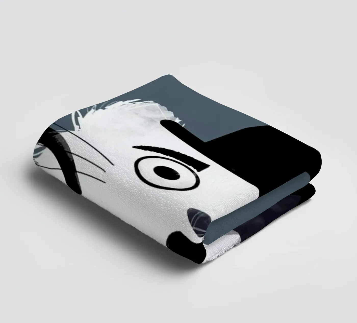 Cat - Chaplin towel by Doozal