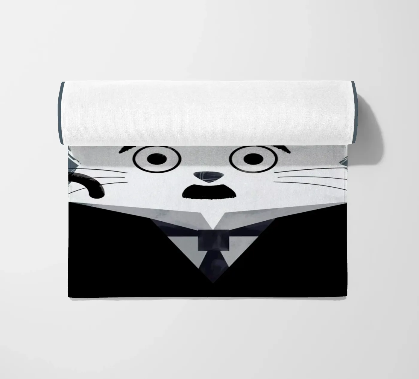 Cat - Chaplin strandhanddoek van Doozal