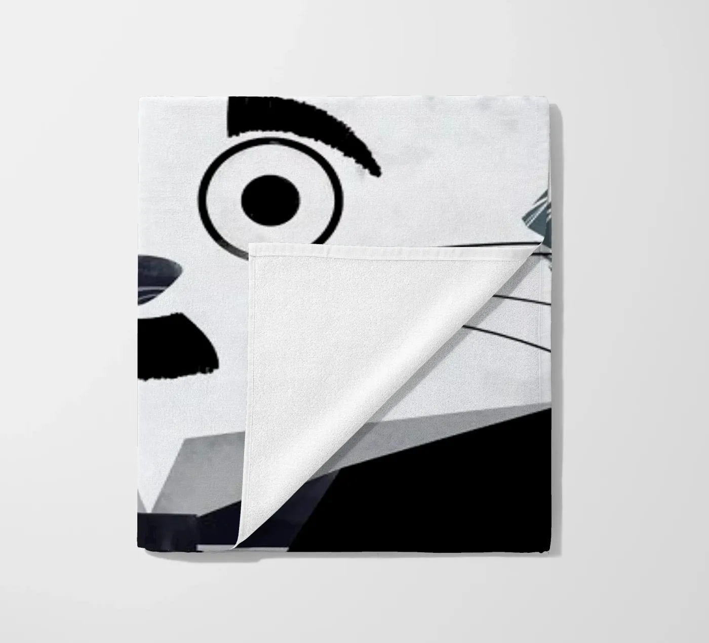 Cat - Chaplin strandhanddoek van Doozal