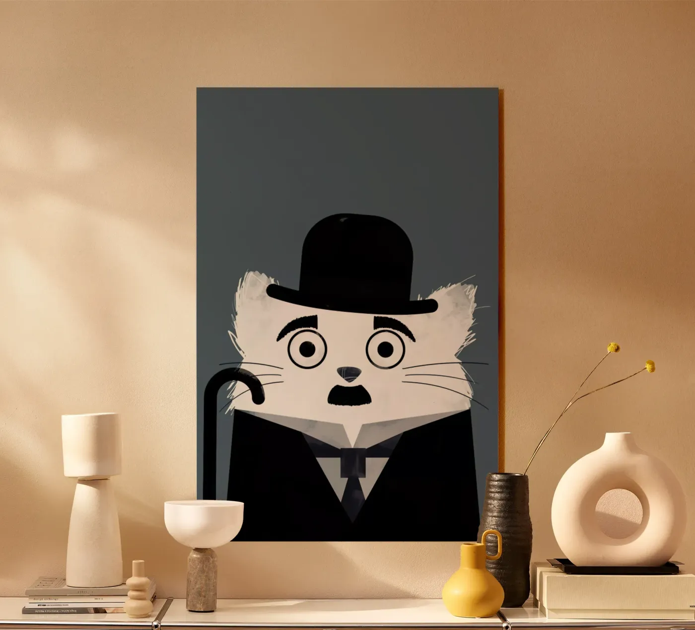 Cat - Chaplin plexiglass da Doozal