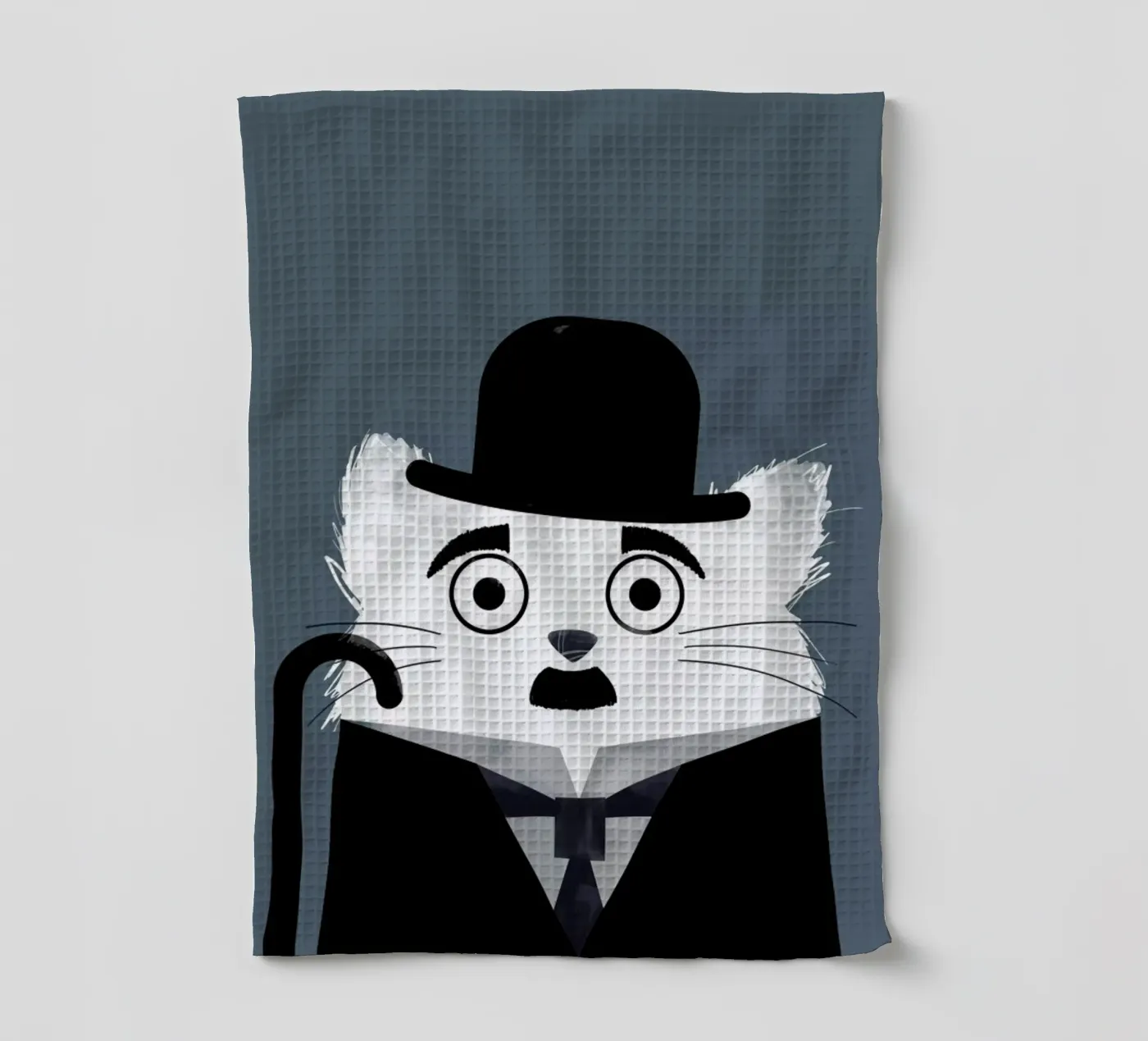 Cat - Chaplin torchon de Doozal