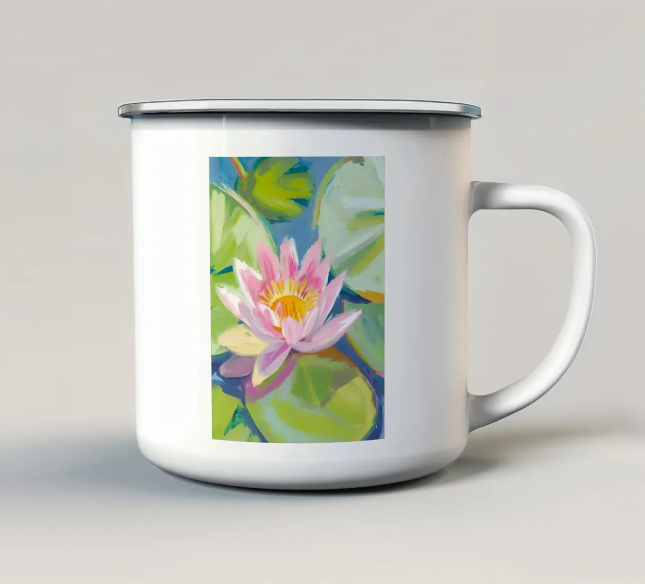 Seerose tazza in smalto da Ohkimiko