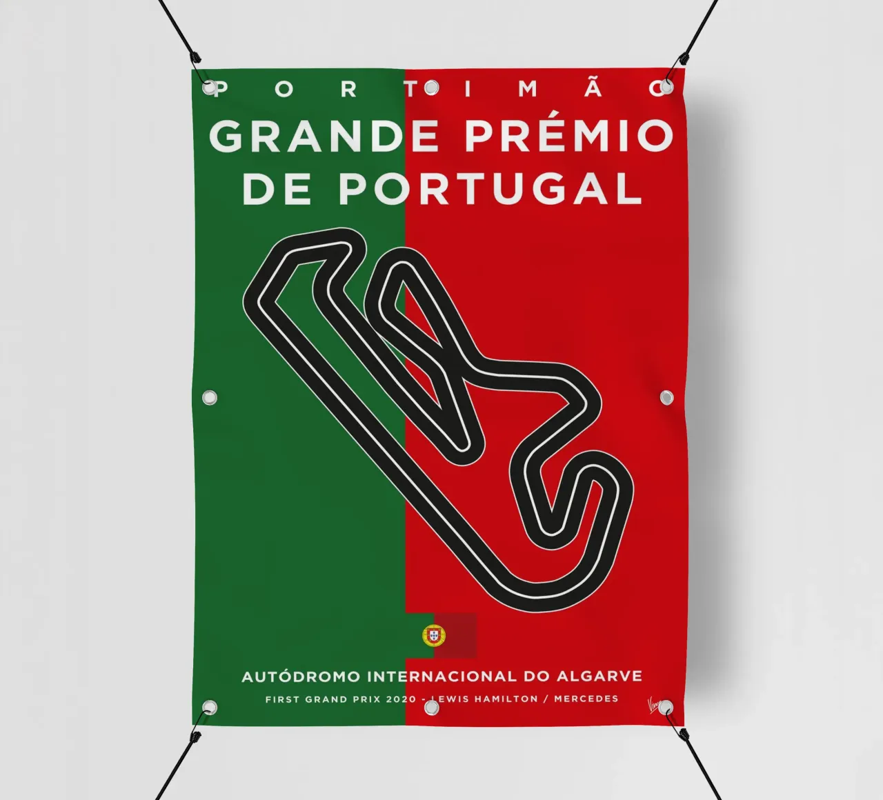 2020 F1 Algarve Race Track telo in pvc da Formula Art