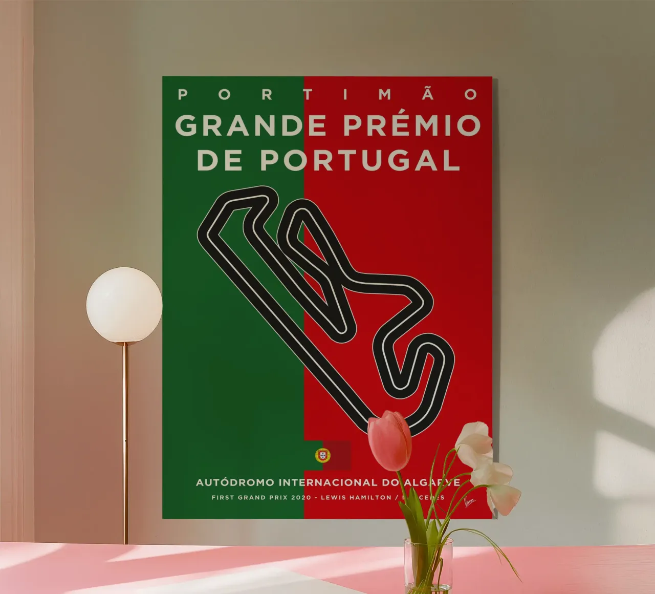 2020 F1 Algarve Race Track plexiglass da Formula Art