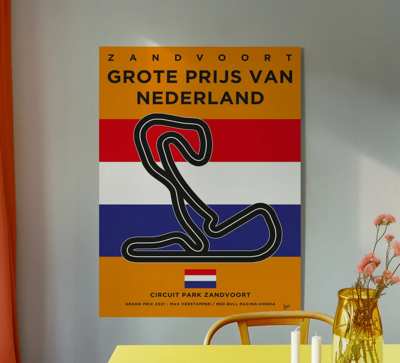 2021 F1 ZANDVOORT 2021 Race Track plexiglass da Formula Art