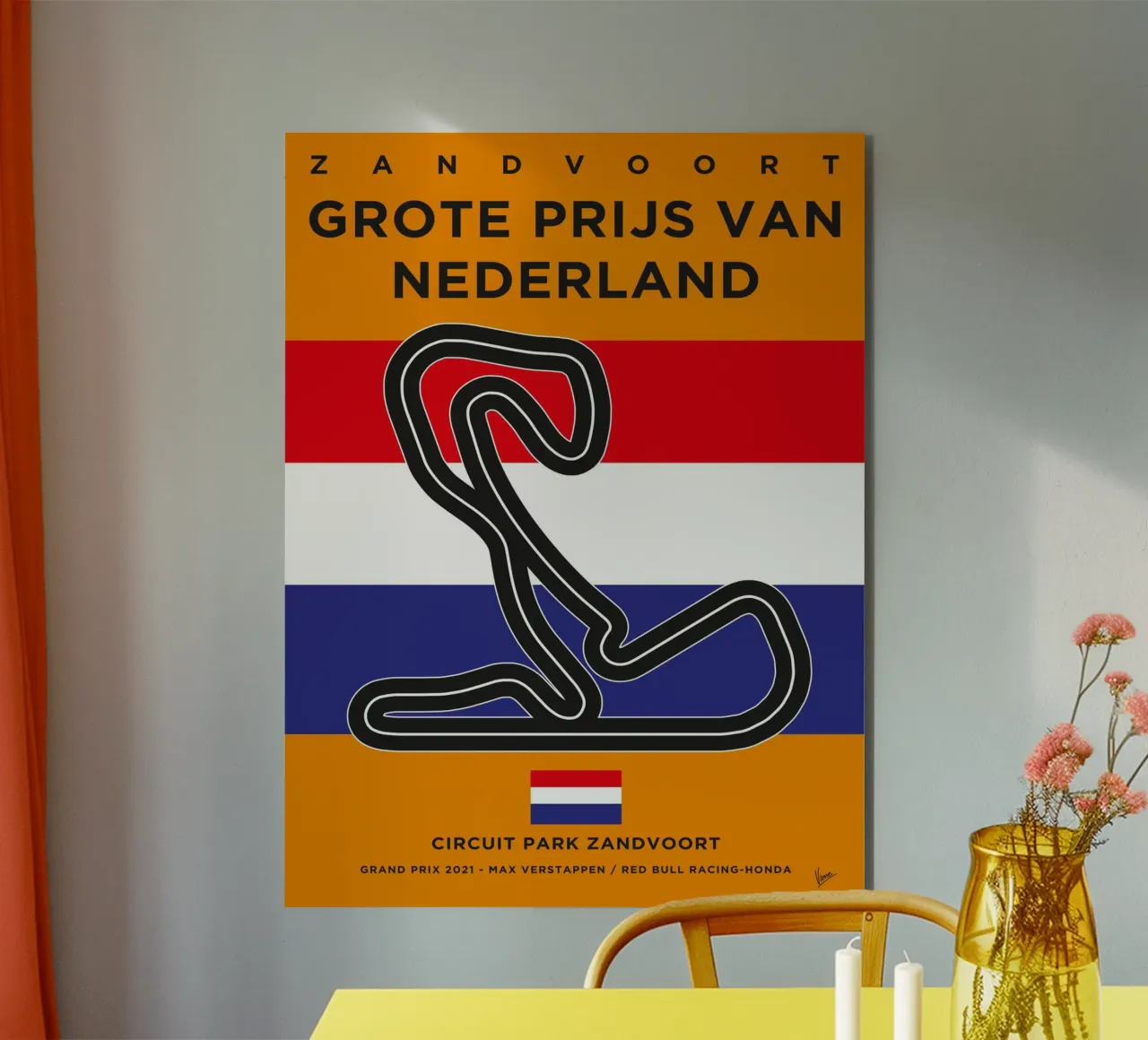2021 F1 ZANDVOORT 2021 Race Track alluminio dibond da Formula Art