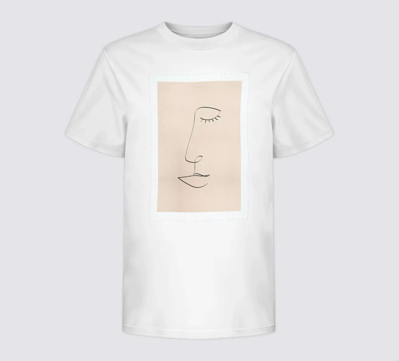 Line Portrait kinder t-shirt van Pure