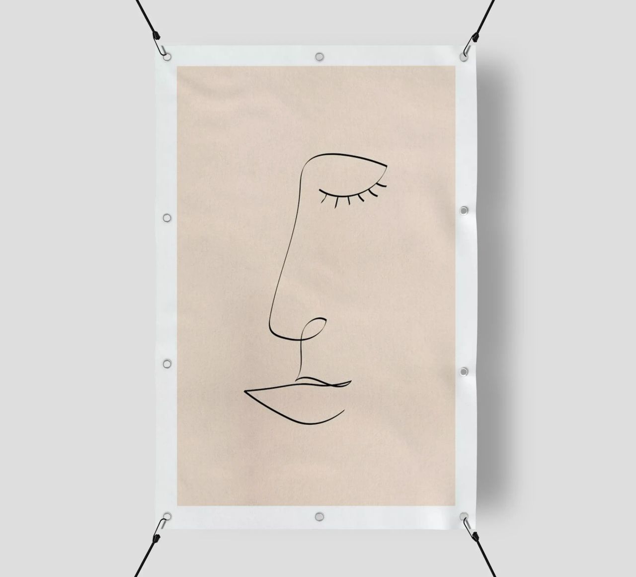 Line Portrait telo in pvc da Pure