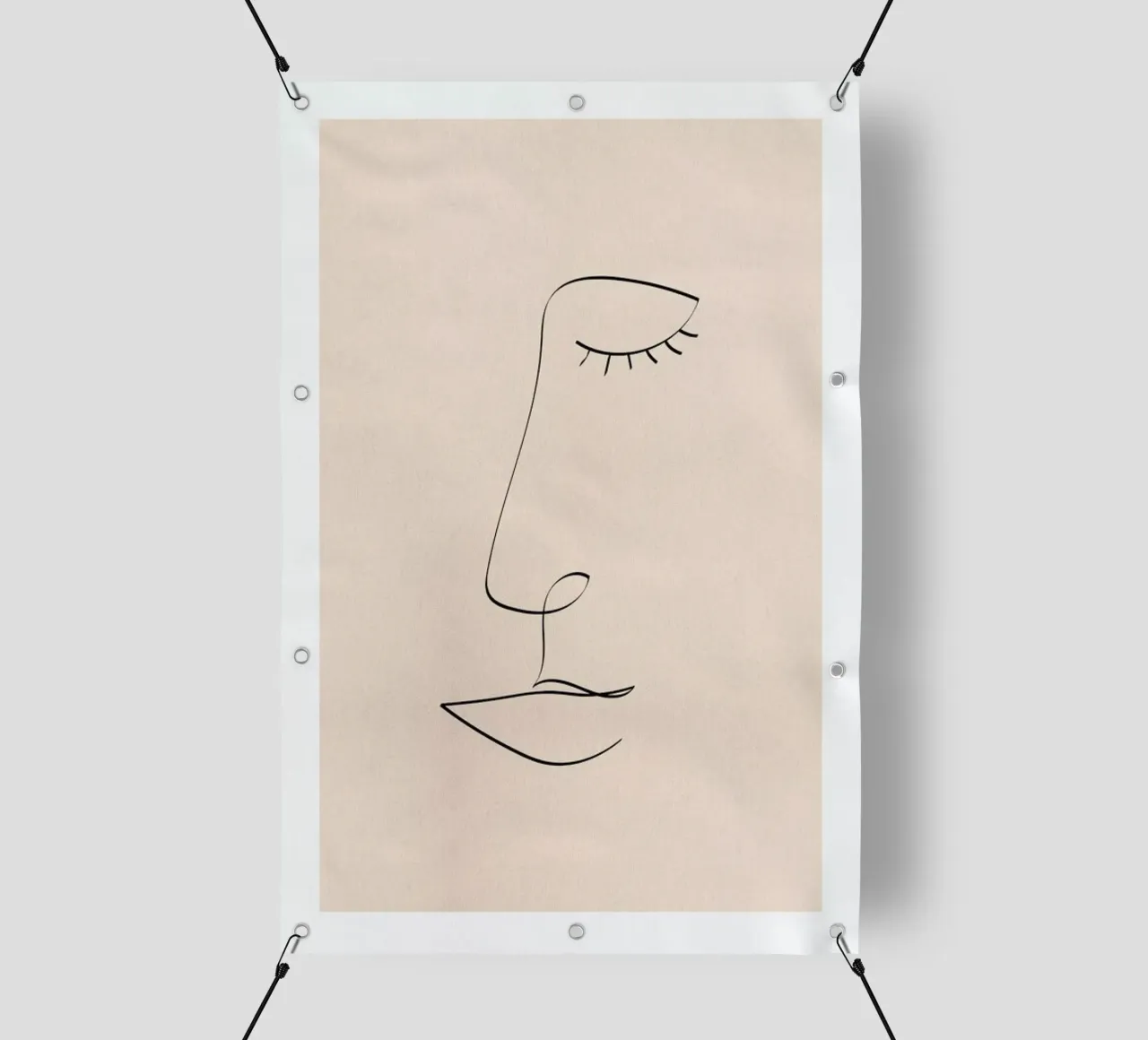 Line Portrait pvc cover by Pure