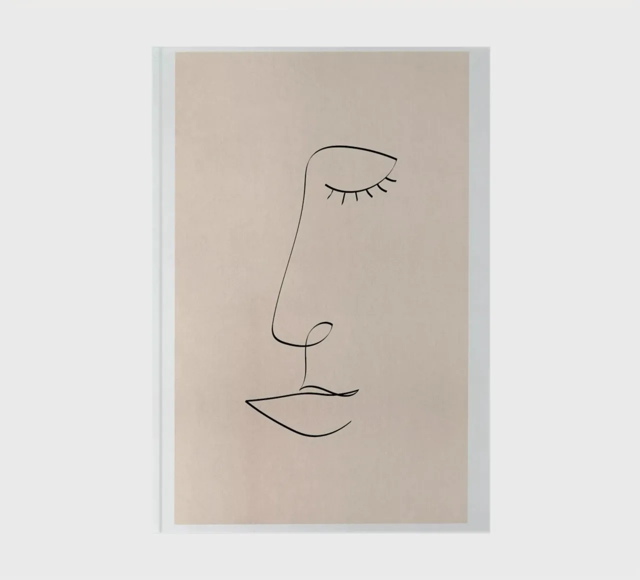 Line Portrait notitieboek van Pure