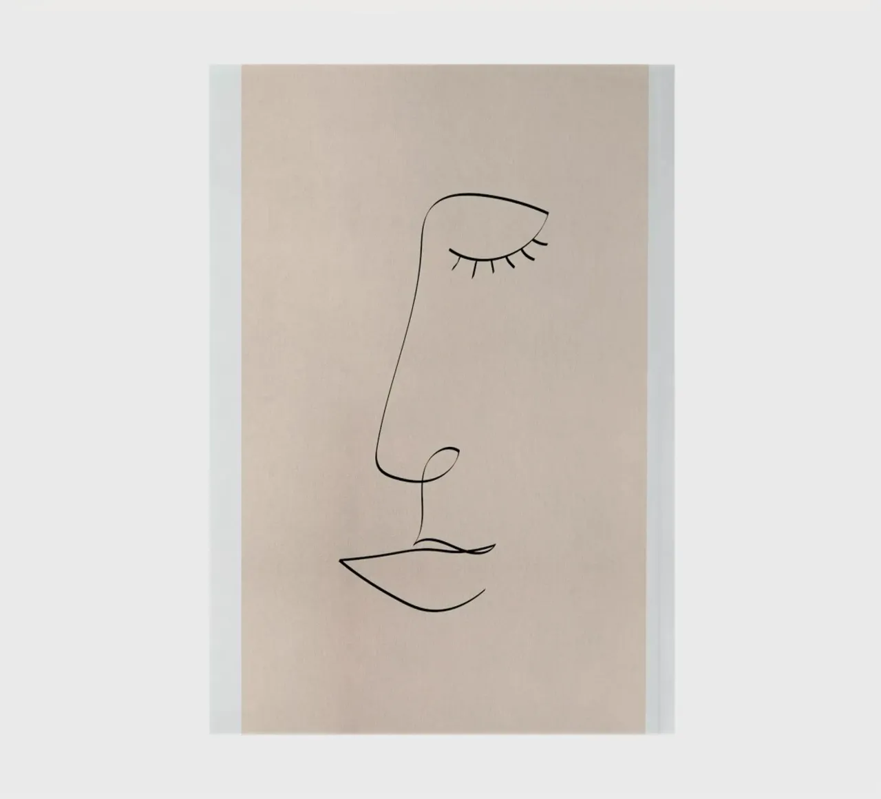 Line Portrait notitieboek van Pure