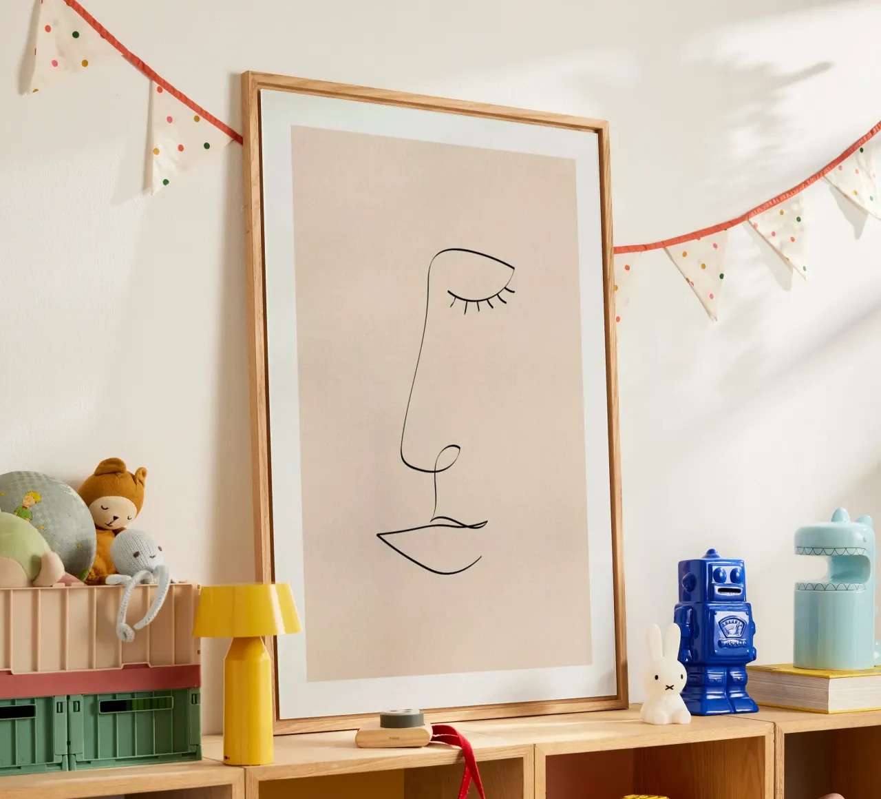 Line Portrait plexiglass da Pure