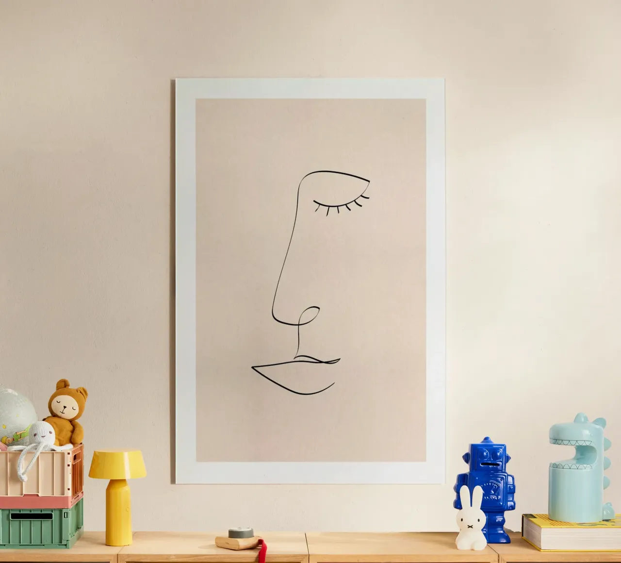 Line Portrait plexiglass da Pure