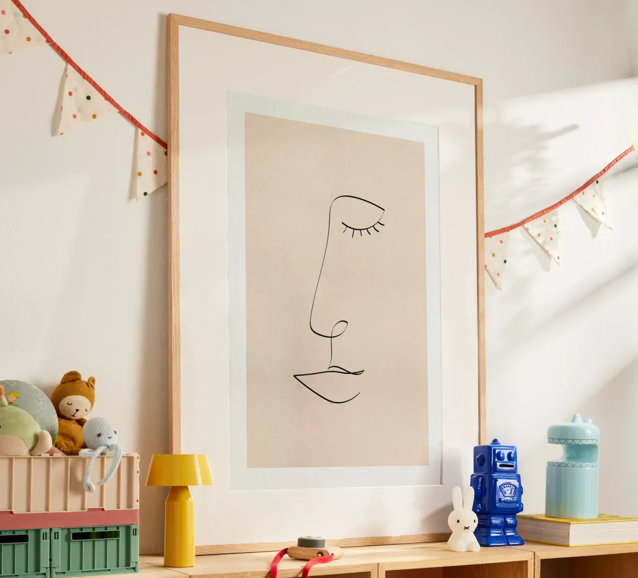 Line Portrait poster da Pure