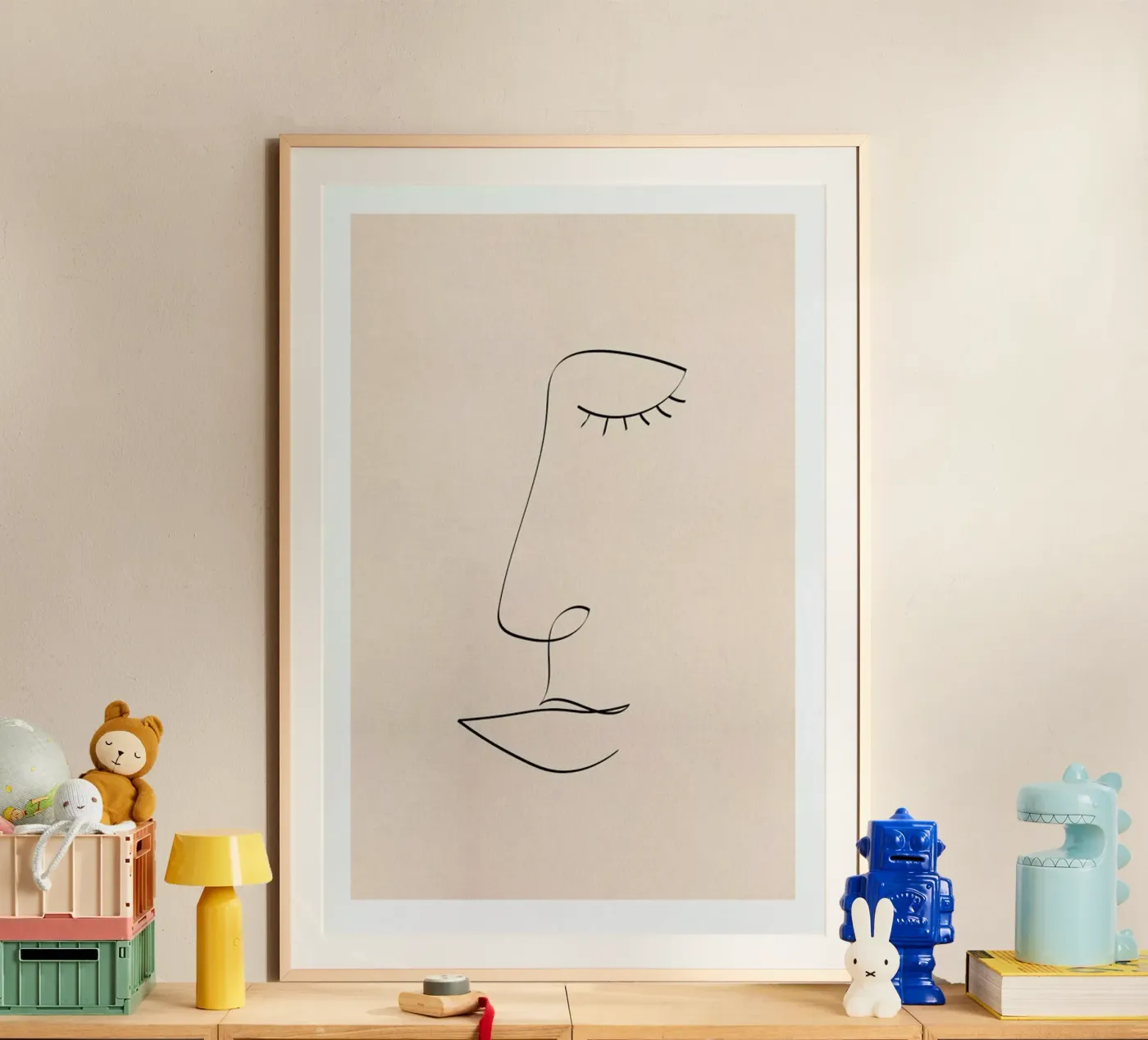 Line Portrait poster da Pure