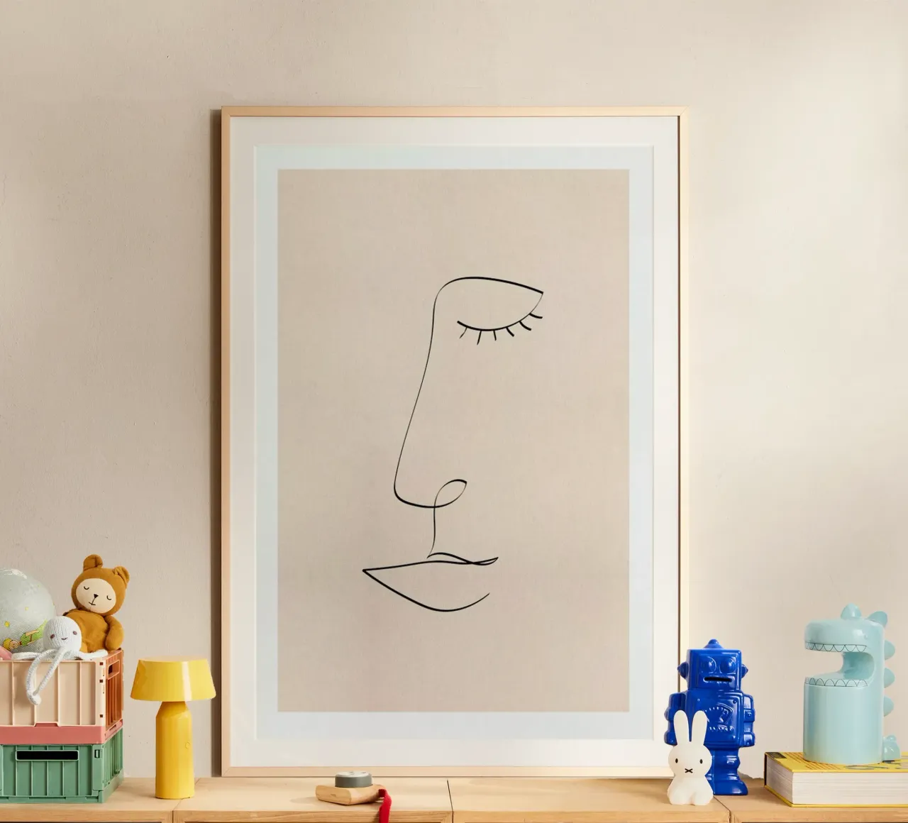 Line Portrait poster da Pure