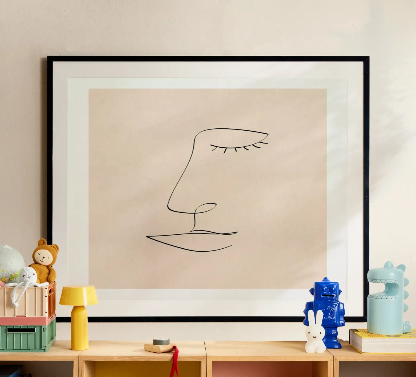 Line Portrait poster da Pure