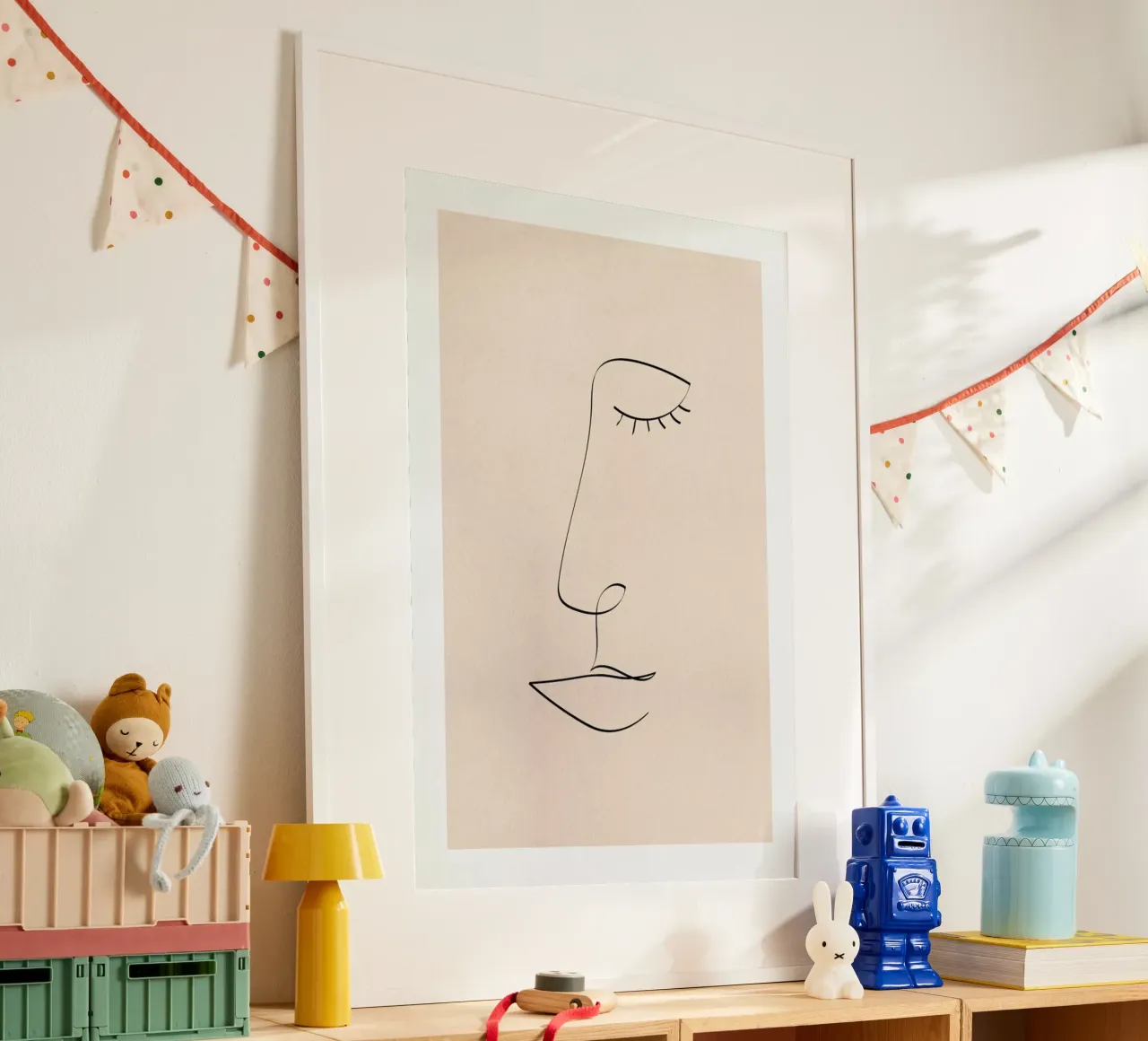 Line Portrait poster da Pure