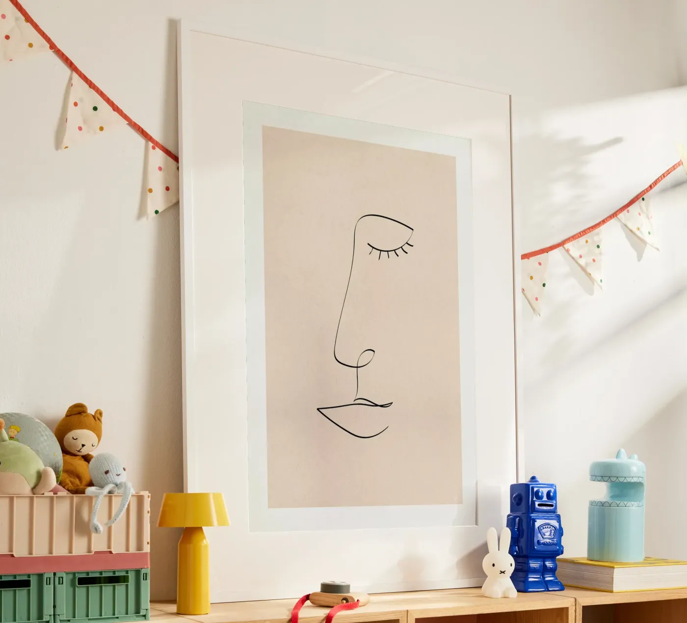 Line Portrait poster da Pure