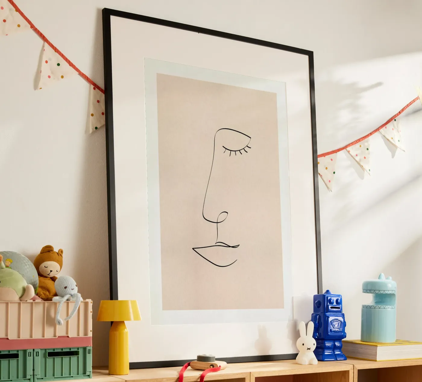 Line Portrait poster da Pure