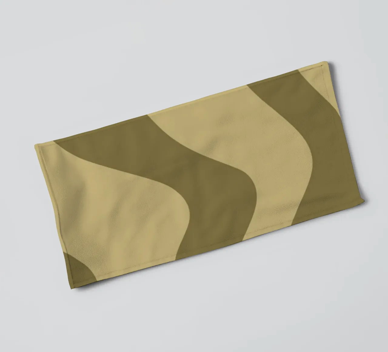 Minimalist Wave Lines towel by MODERN NUANCE
